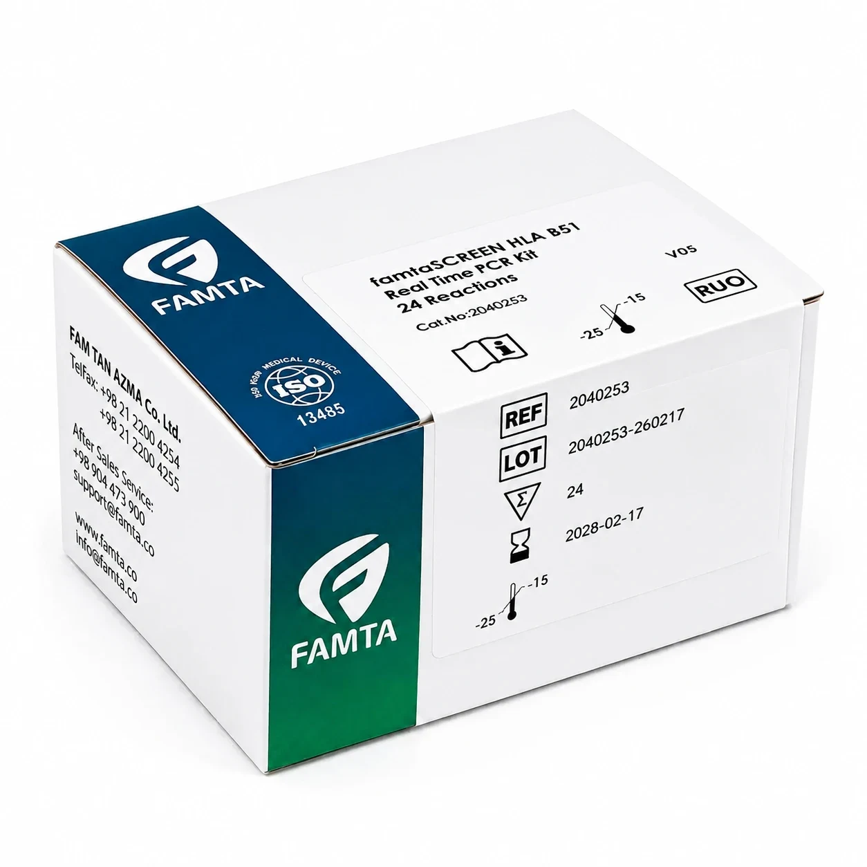famtaSCREEN HLA B51 Real Time PCR Kit